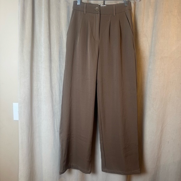 Princess Polly Archer Pants Brown Lower‎ Impact - Picture 2 of 10
